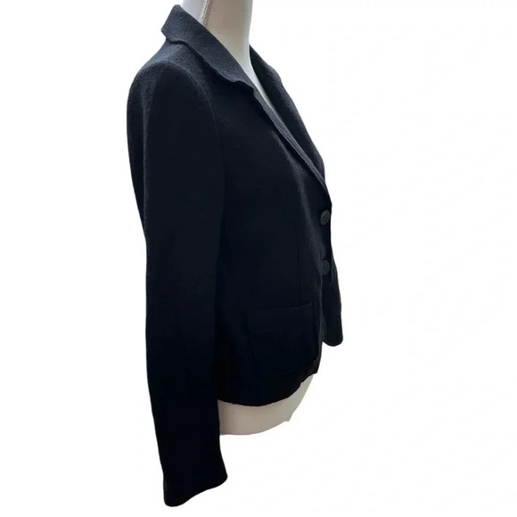J.Jill Black Wool/Viscose Blend Blazer Size X-Small - Picture 7 of 15